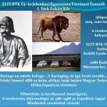 A Magyar Tudományos Afrika Expedíció - filmvetítés, kerekasztal- beszélgetés - plakát