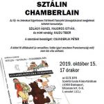 Székely Gábor: Hitler - Sztálin - Chamberlain - a könyvbemutató plakátja